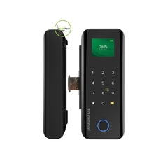 Fechadura Inteligente Wi-Fi Lumini de Sobrepor Porta de Vidro Novadigital Tuya