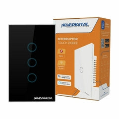 Interruptor Touch Zigbee 3 Botões Mesh Novadigital Tuya
